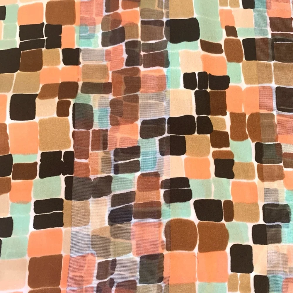 Two Vintage Silk/Polyester Women’s Scarves